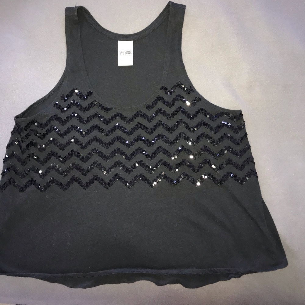 black tank top